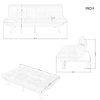 67" Multifunctional 2-Seat Sofa Bed