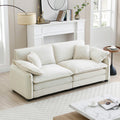 Large Deep-Seat 2-Seat Corduroy Sofa
