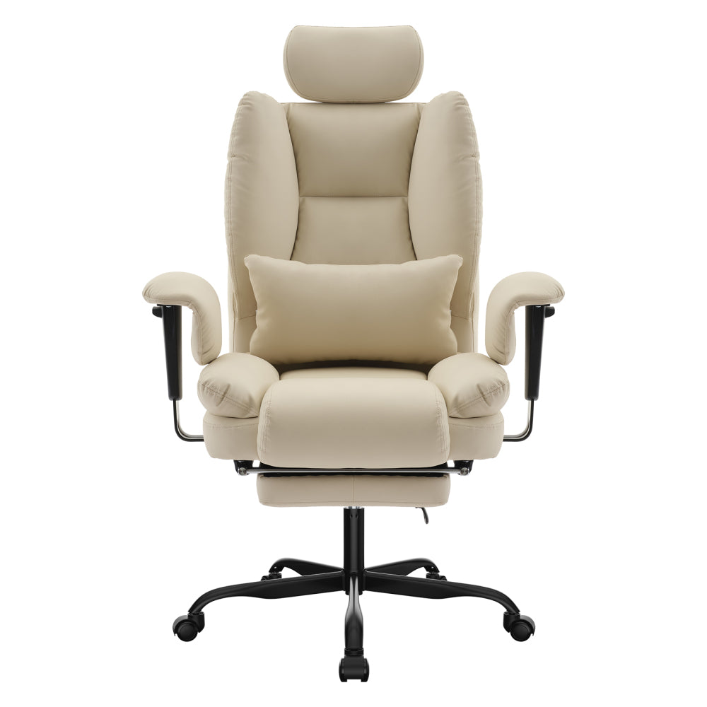 Ergonomic High-Back PU Leather Office Chair