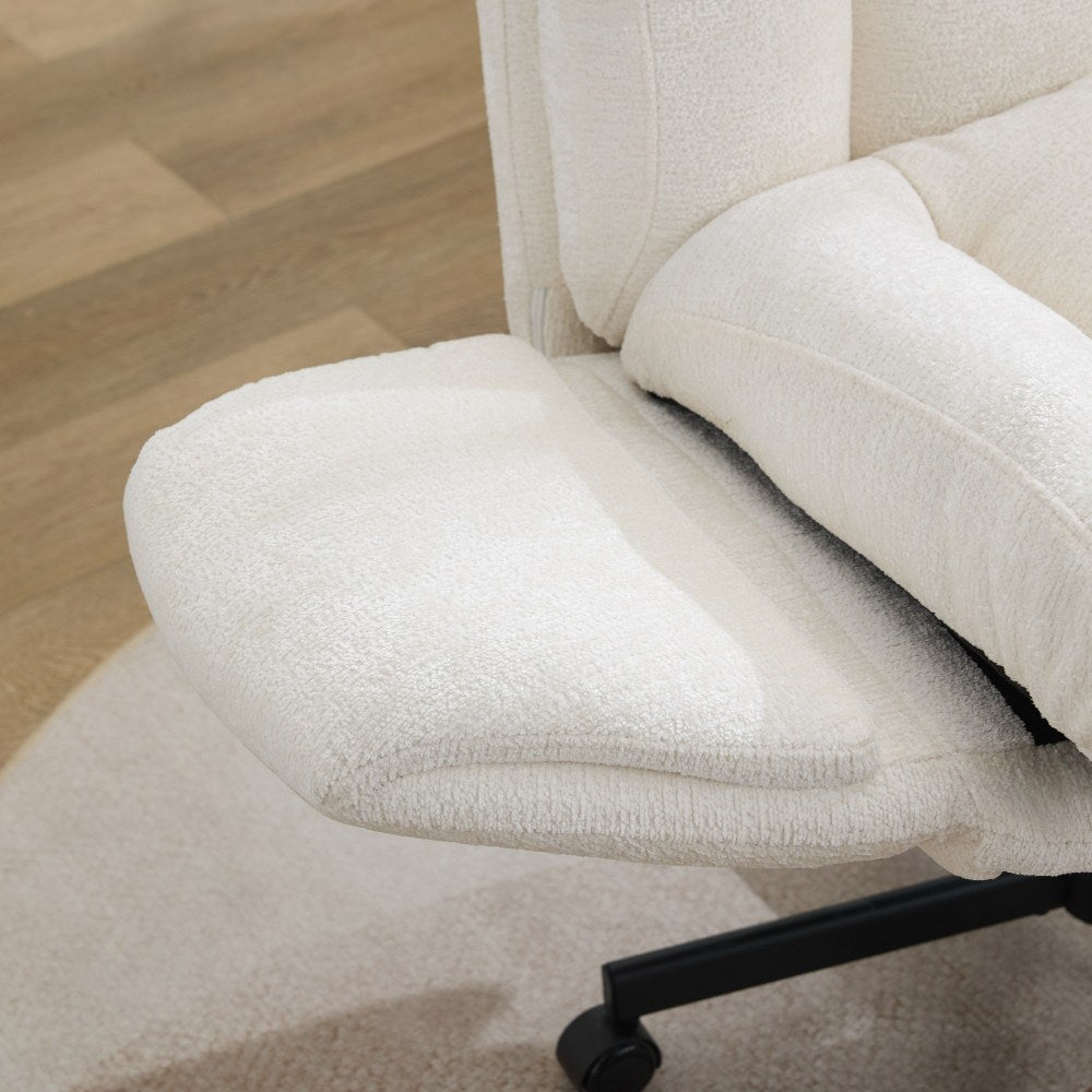 Modern Chenille Swivel Office Chair