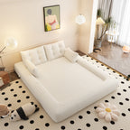 78.7" 3-in-1 Foldable Floor Sofa Bed