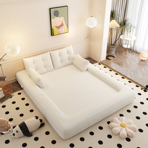 Beige White