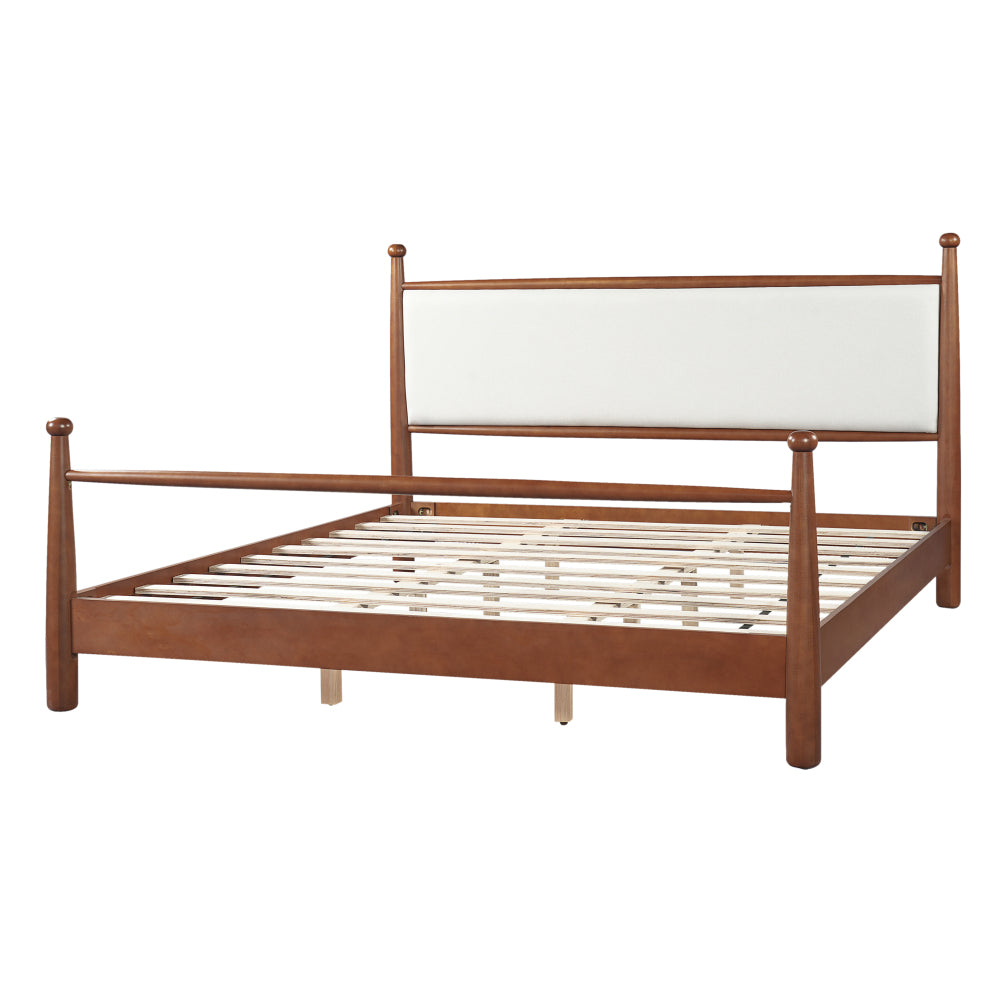 Solid Poplar & Plywood Platform Bed