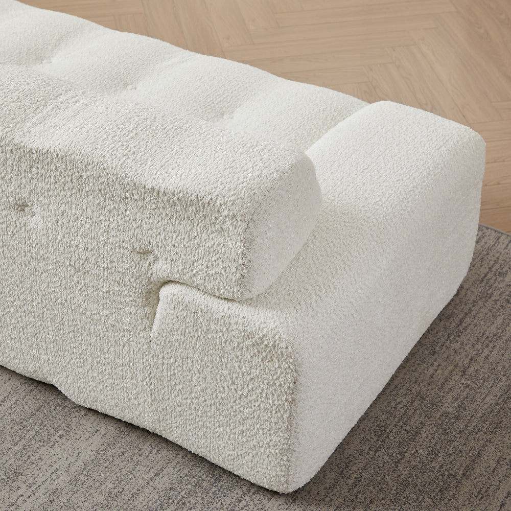 87.4" Cloud Series 3-Seat Minimalist