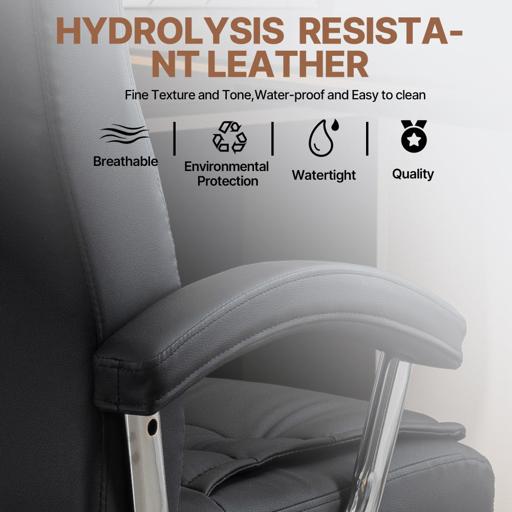 Executive High-Back PU Leather Office Chair