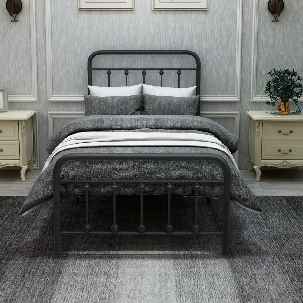 Victorian Metal Platform Bed Frame