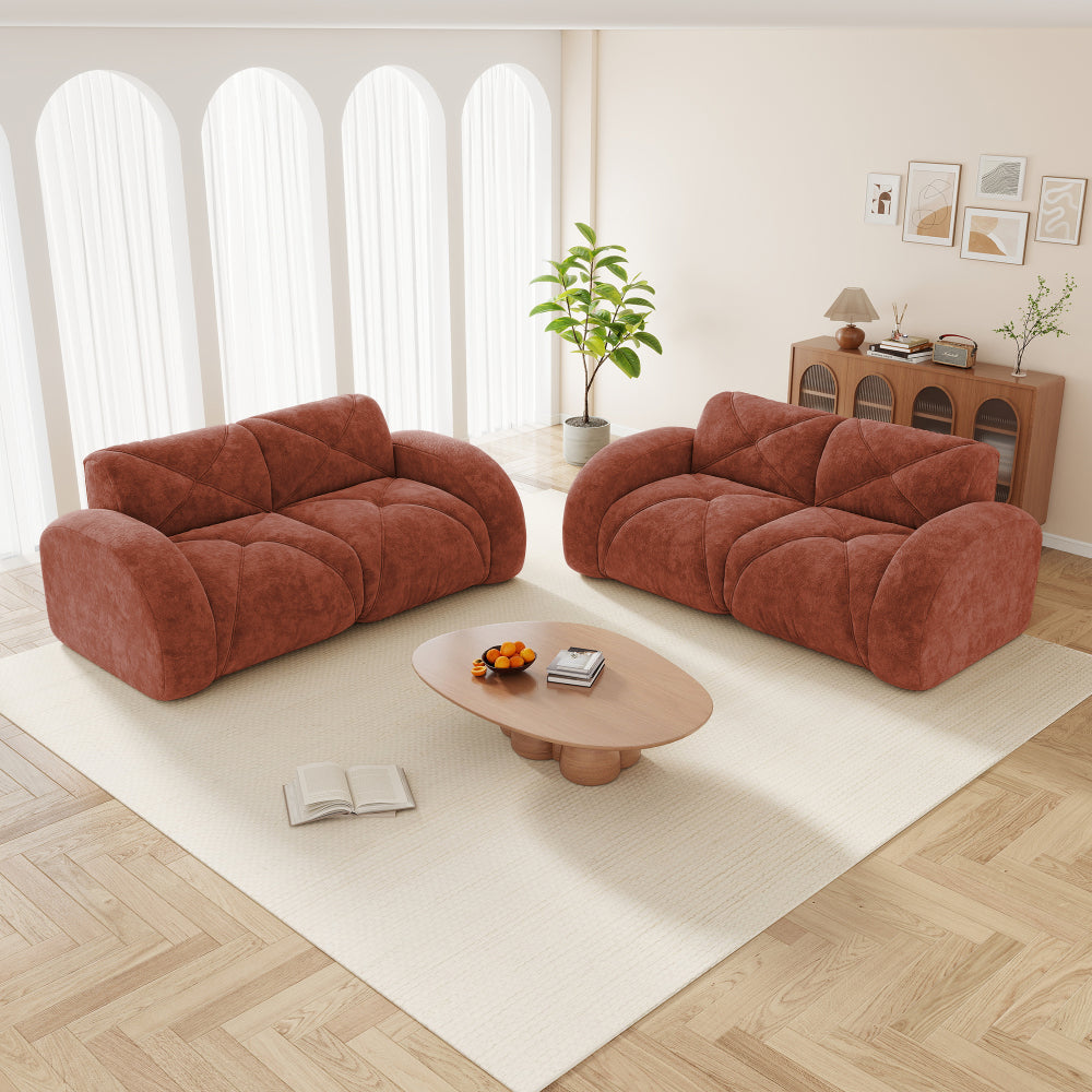 2-Piece Modular Cloud Sofa Set