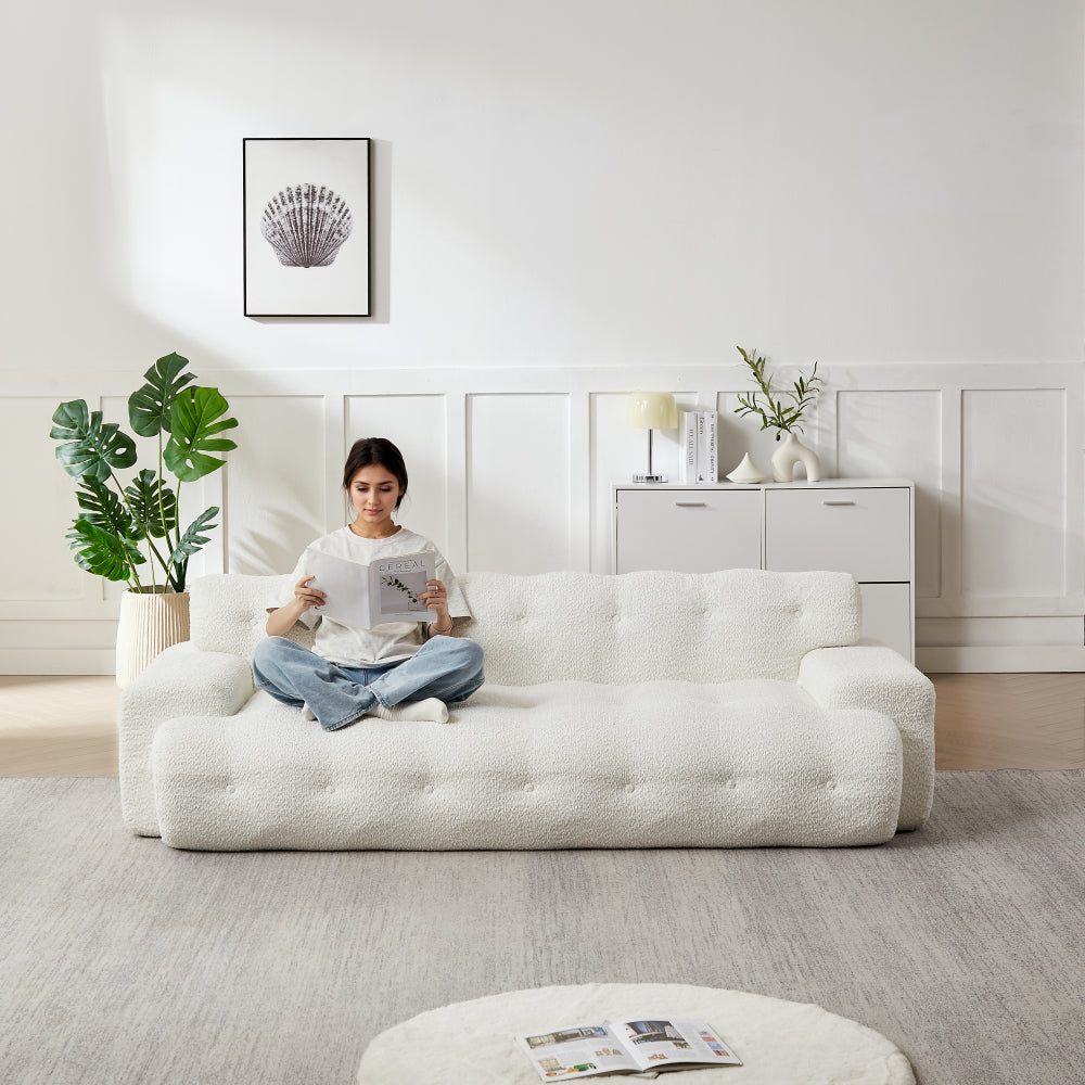 87.4" Cloud Series 3-Seat Minimalist