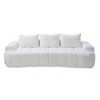 100" Extra Large Curved Front Sofa