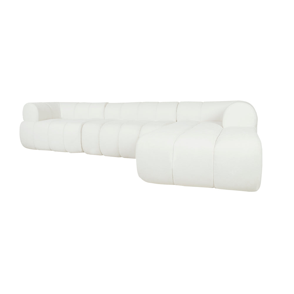 122" Modern L-Shaped Modular Sectional Sofa
