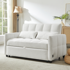 52.8" Loveseat Pull-Out Sleeper Sofa Bed