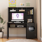 Computer Desk with Hutch & Bookshelf