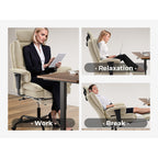 Ergonomic High-Back PU Leather Office Chair
