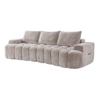 100" Extra Large Curved Front Sofa