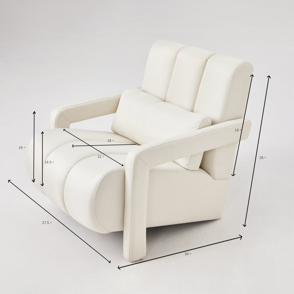 Modern Upholstered accent chair