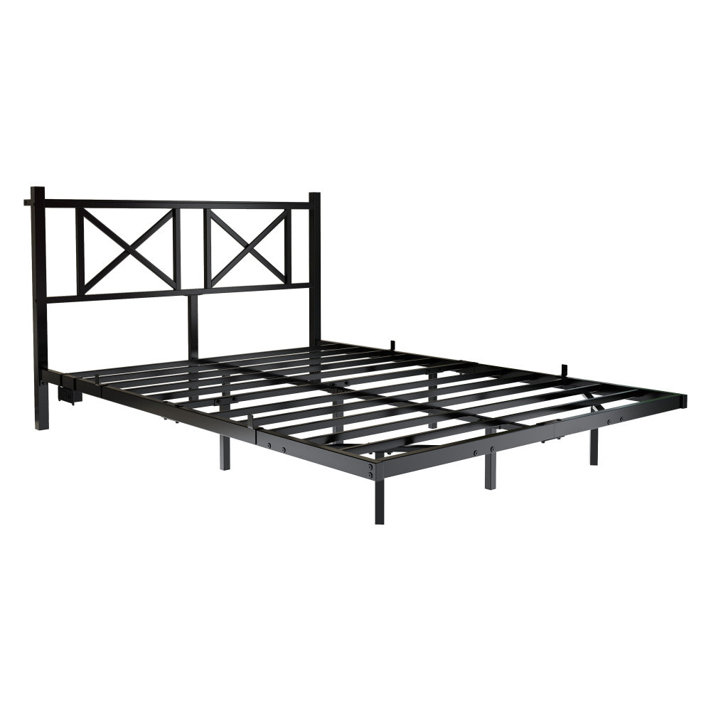 Floating Metal Platform Bed