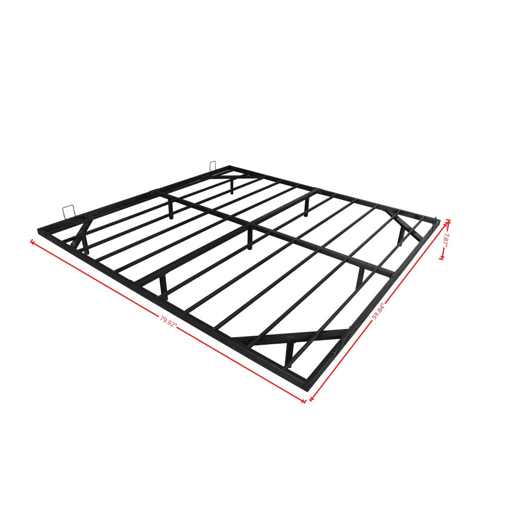 Floating Metal Platform Bed