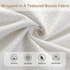 Boucle Upholstered Platform Bed