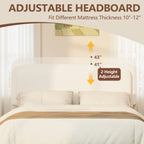 Boucle Platform Bed