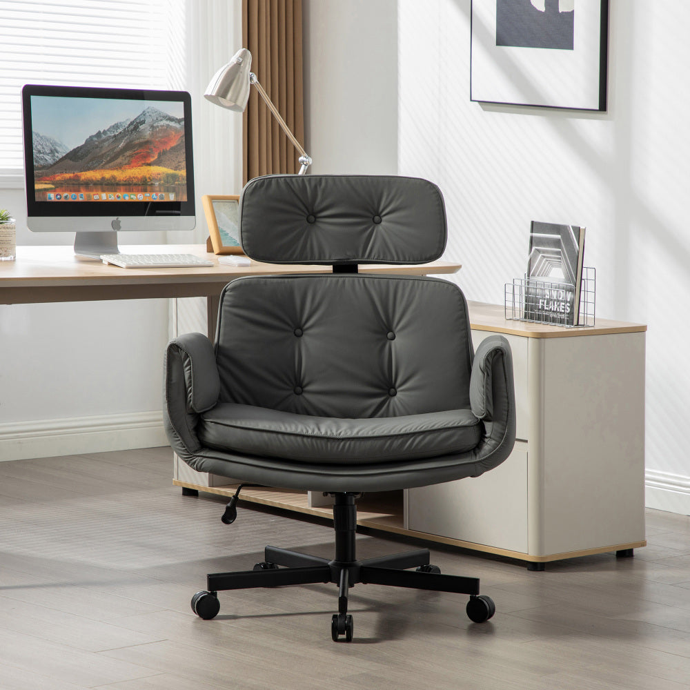 Criss Cross Wide-Seat Lounge Office Chair