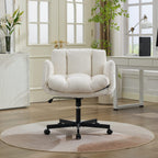 Modern Chenille Swivel Office Chair