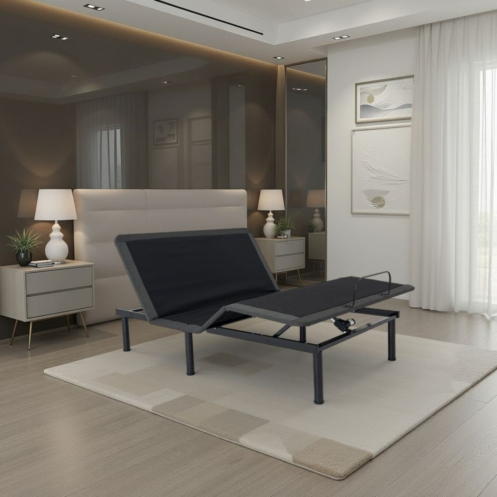 Queen Size Adjustable Bed Base with Voice Control