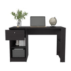 47" Modern Writing Desk with 1 Drawer + 4 Side