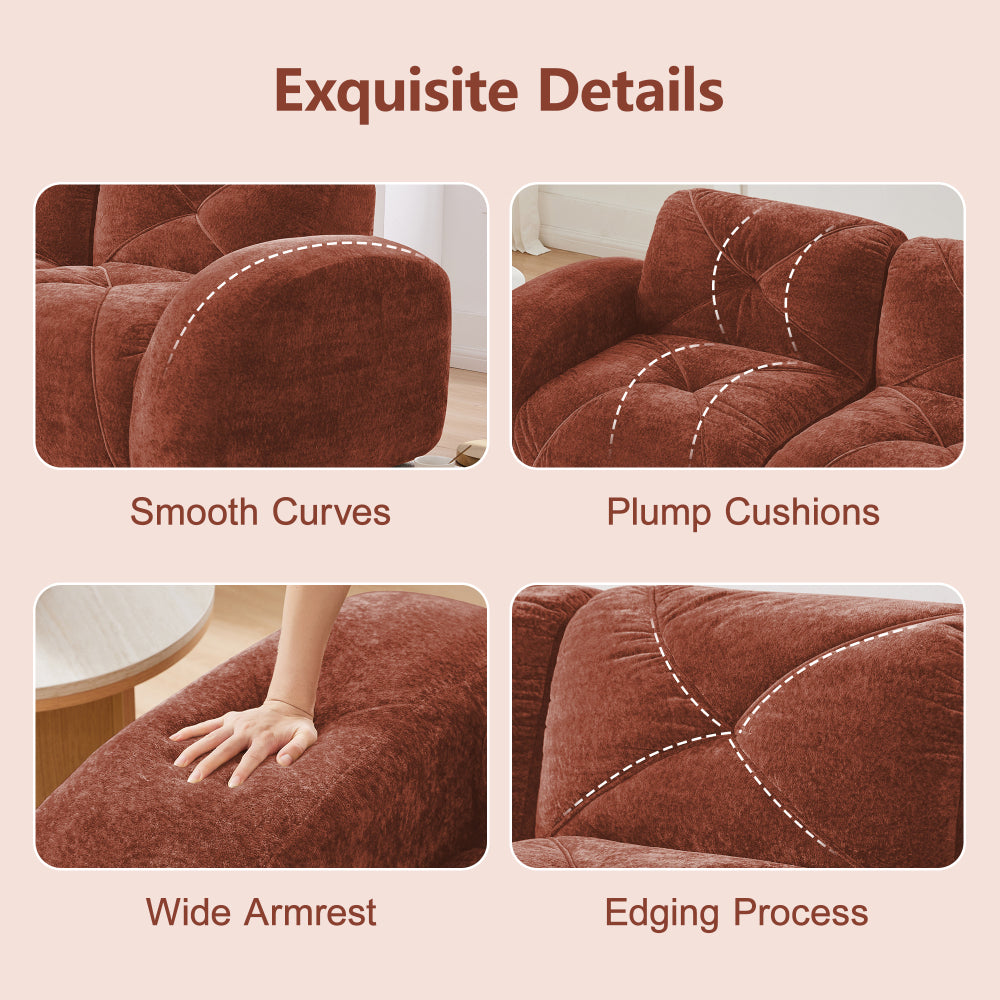 2-Piece Modular Cloud Sofa Set