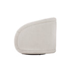 Sabbo Beige Bouclé Swivel Chair