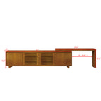 63" Mid-Century Modern Extendable TV Stand
