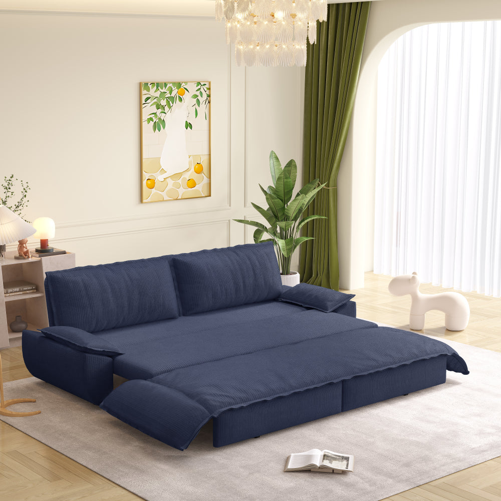 73.2" Queen Pull-Out Sofa Bed