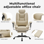 Ergonomic High-Back PU Leather Office Chair