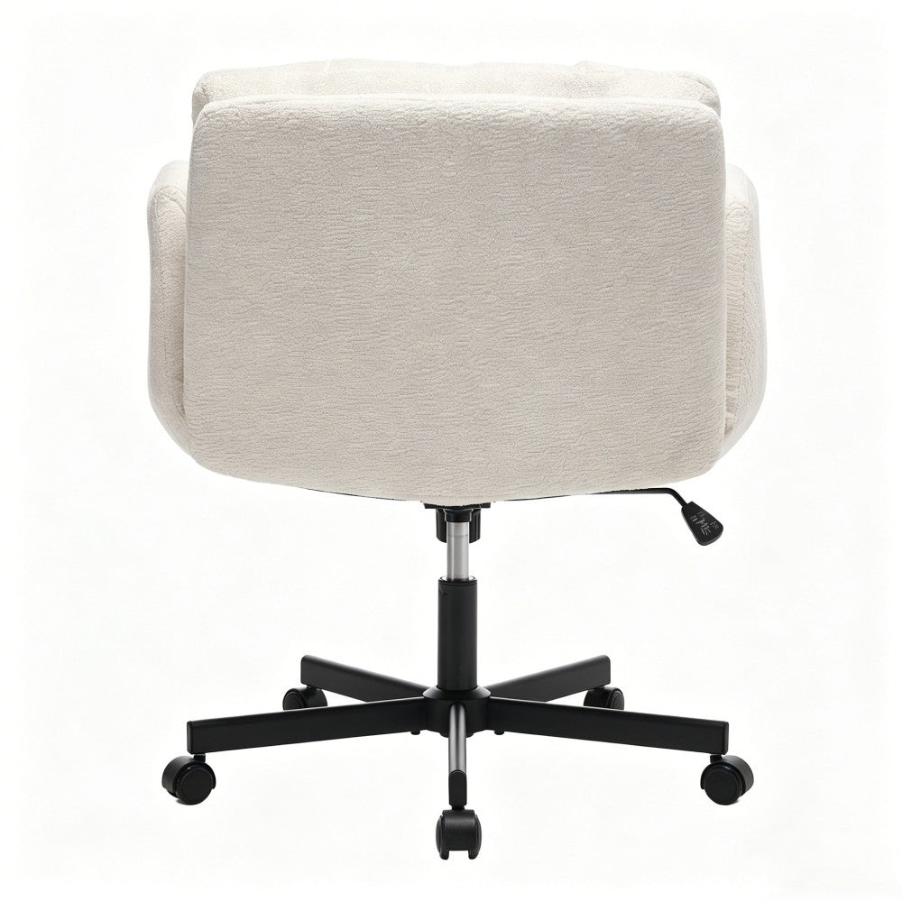 Modern Chenille Swivel Office Chair