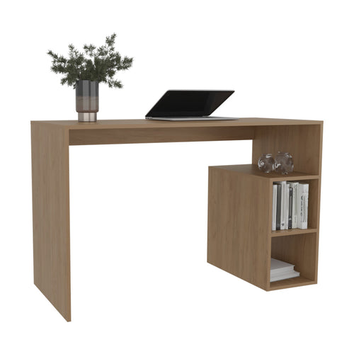 47" Modern Writing Desk with 4 Built-In Storage