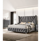 Wingback Platform Bed