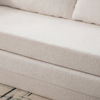71" 2-in-1 Pull Out Foldable Loveseat Sofa Bed