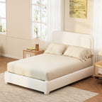 Boucle Platform Bed