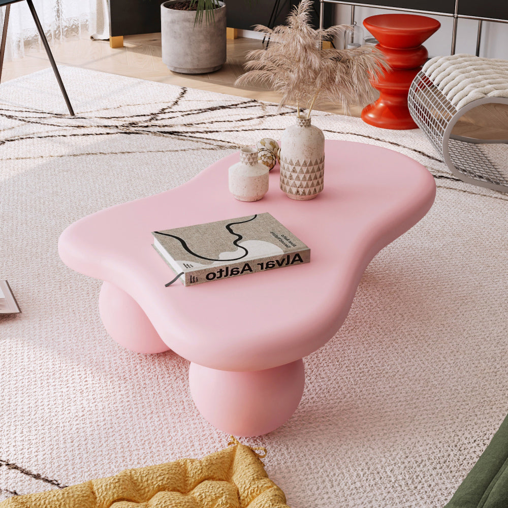 47 Inch Cloud Shaped Coffee Table