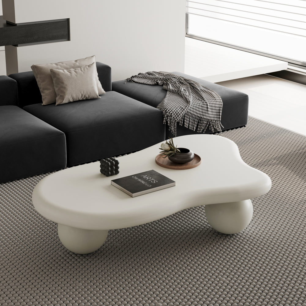 47 Inch Cloud Shaped Coffee Table
