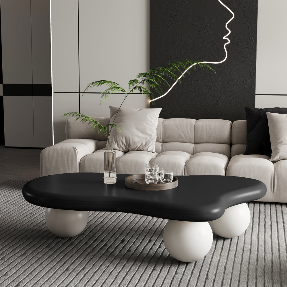 47 Inch Cloud Shaped Coffee Table