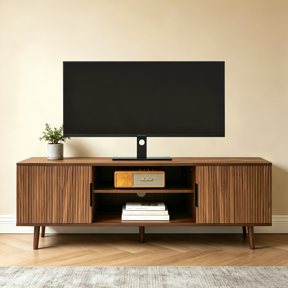 Fluted TV Stands for Living Room
