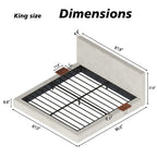 Cloud Upholstered Platform Bed