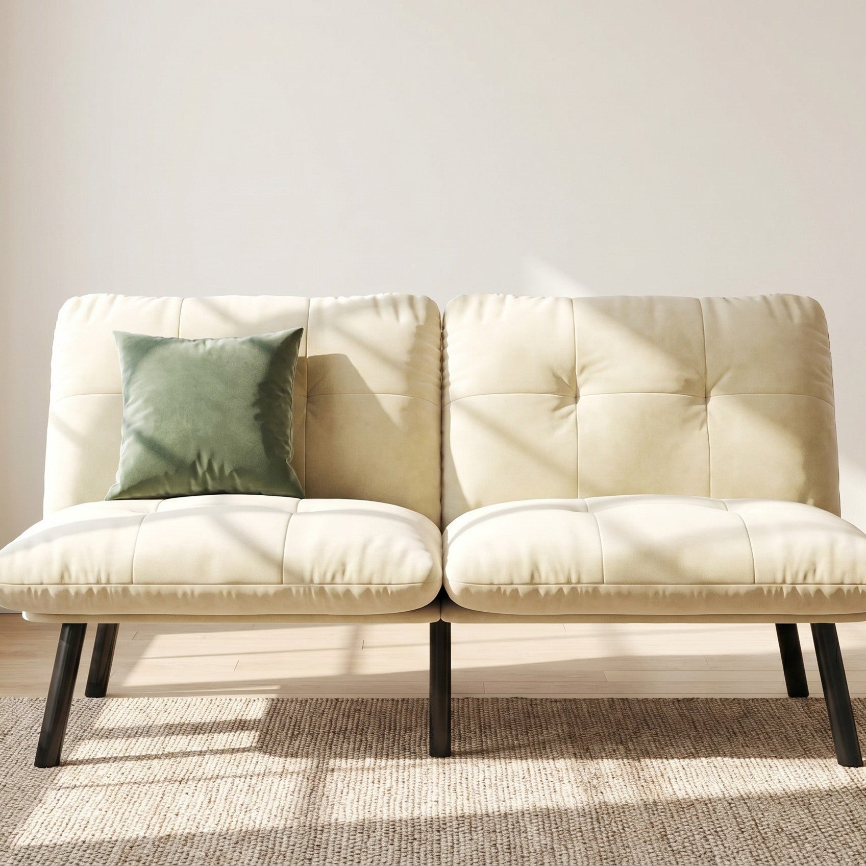 63" Convertible Folding Sofa Bed