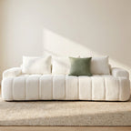 100" Extra Large Curved Front Sofa