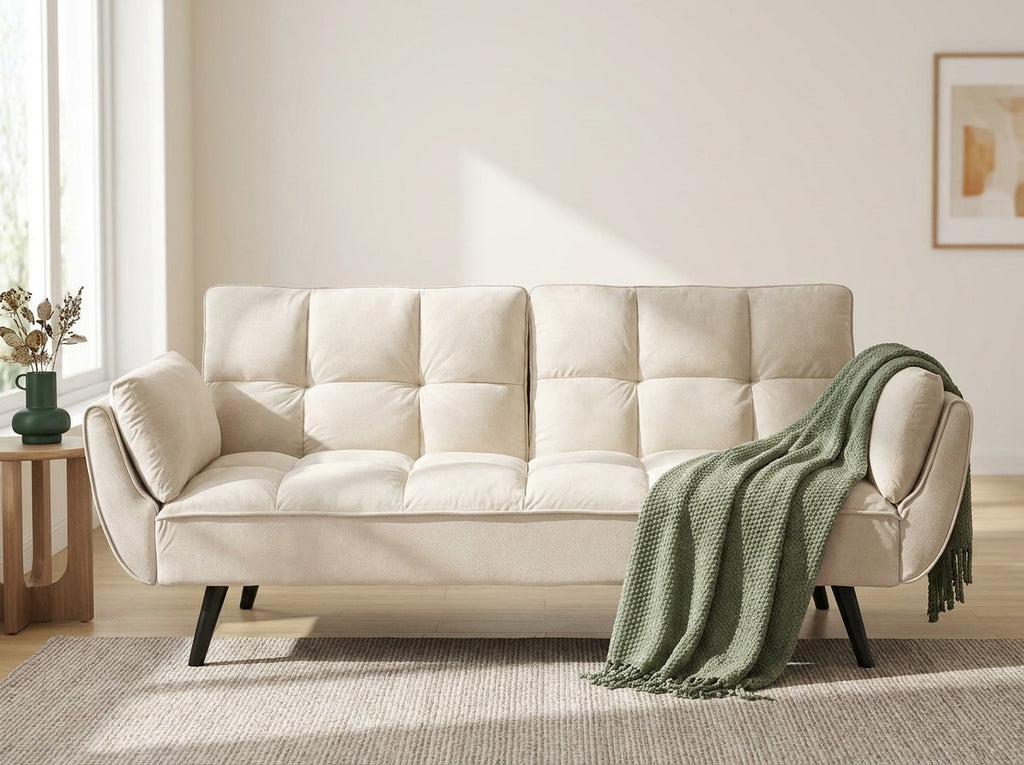 74" 2-Seat Convertible Sofa Bed