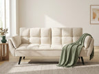 74" 2-Seat Convertible Sofa Bed