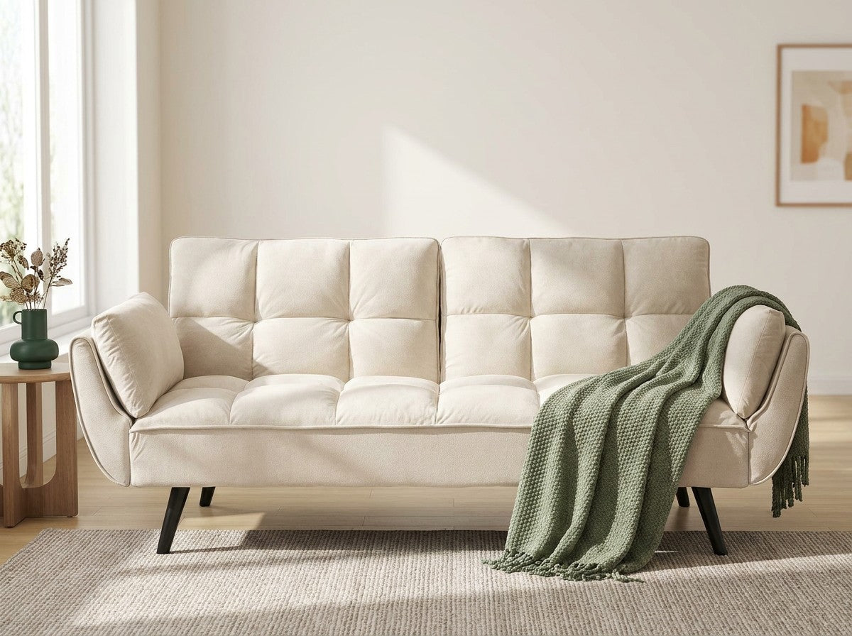 74" 2-Seat Convertible Sofa Bed