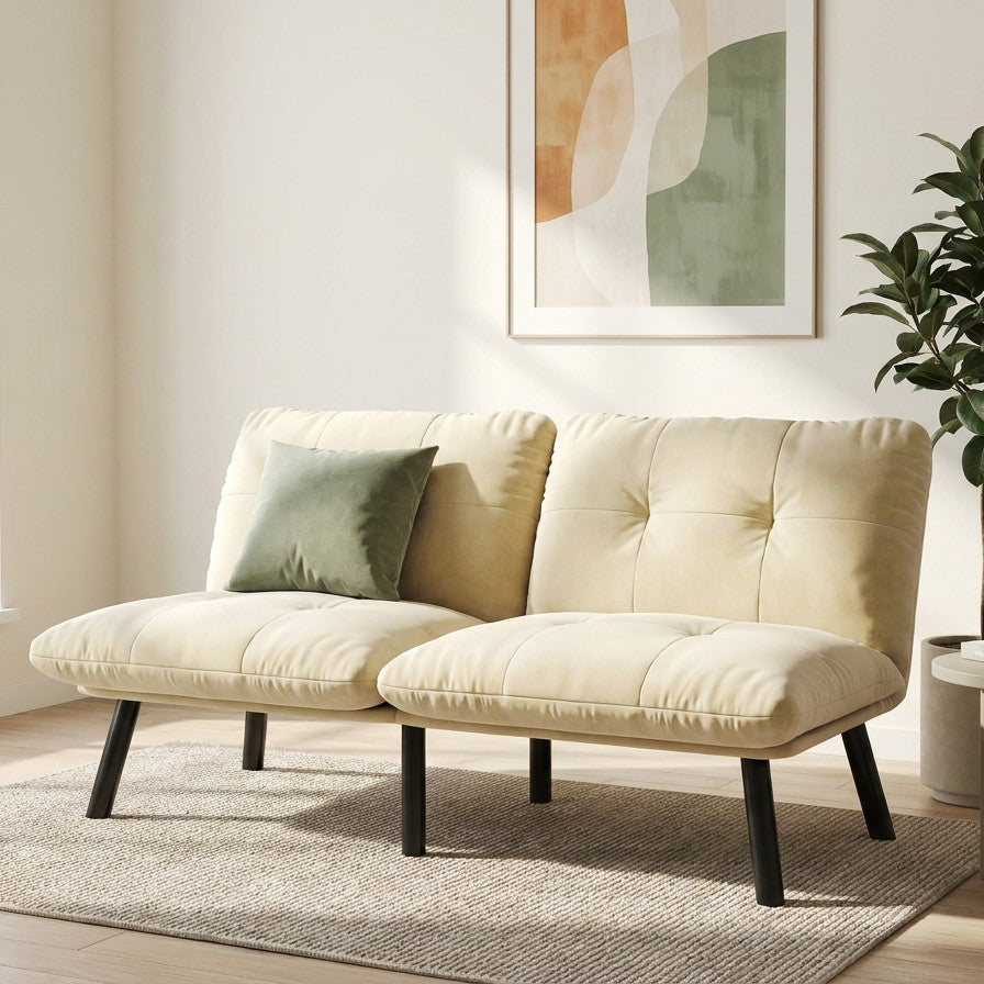 63" Convertible Folding Sofa Bed