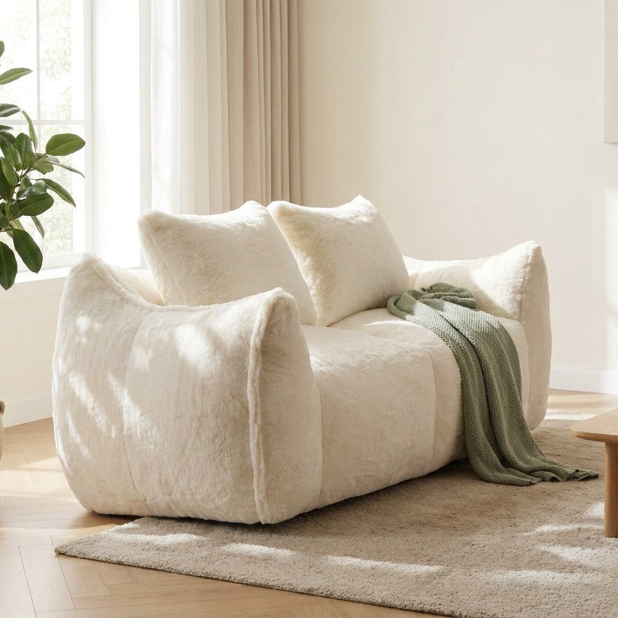 Giant 2-Seat Bean Bag Sofa for Adults