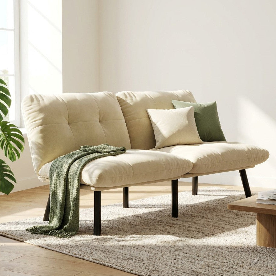 63" Convertible Folding Sofa Bed